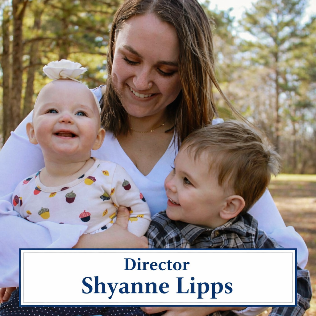 Family Moment In The Woods